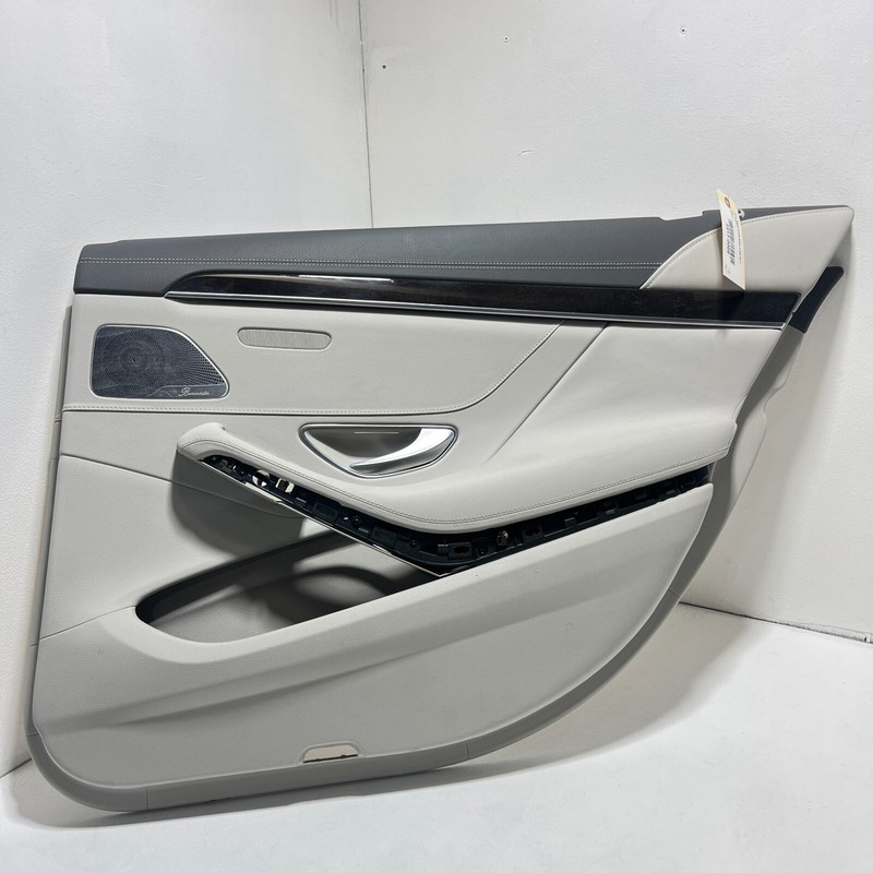 2014-2017 MERCEDES S550 W222 REAR RIGHT PASSENGER DOOR INTERIOR TRIM PANEL OEM