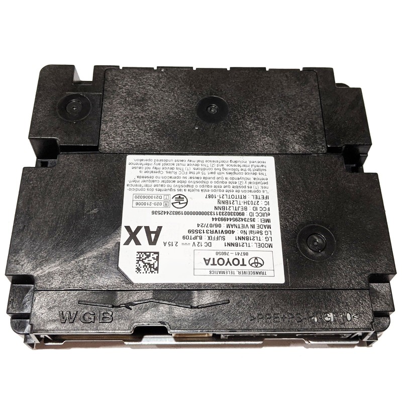 OEM Telematics Transceiver Module Toyota RAV4 Prime Lexus UX250h 86741-76050