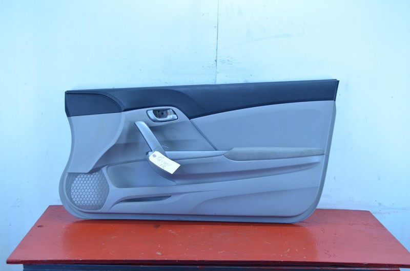 12-15 HONDA CIVIC COUPE FRONT RIGHT PASSENGER SIDE INTERIOR DOOR PANEL OEM