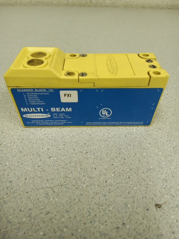 BANNER Multi-Beam Scanner Block (SB) FX1 LDERFC Sensor