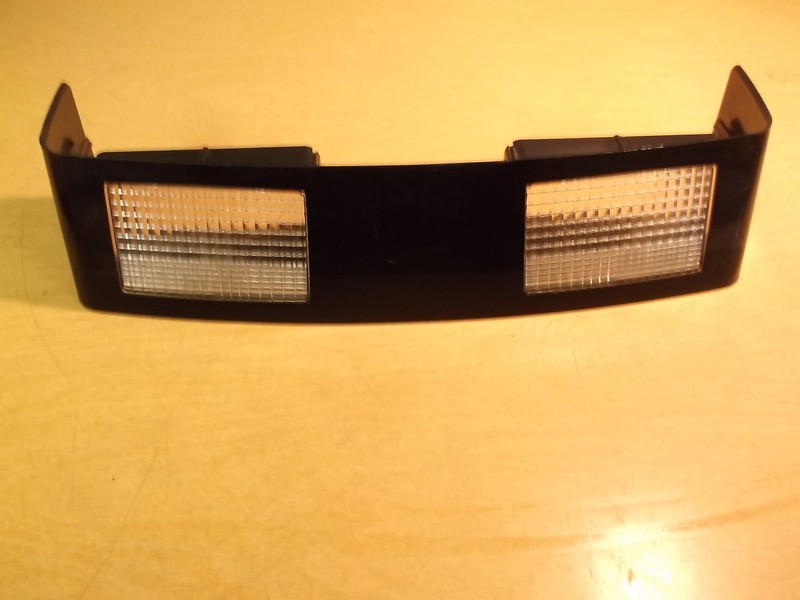 Trailer Light Cover 15-1/2" x 3-1/2" w/ 2 Spots for Light Housing *FREE SHIPPING