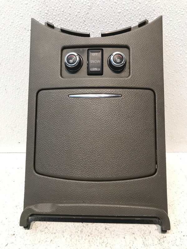 2009-2013 INFINITI G37 HOLDER HEATED SEAT SWITCH ROUND Brown OEM