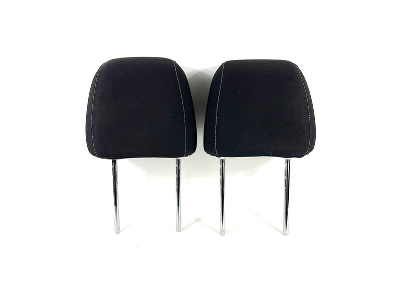 2013-2016 Ford Escape Front Headrests Left & Right Black Cloth OEM