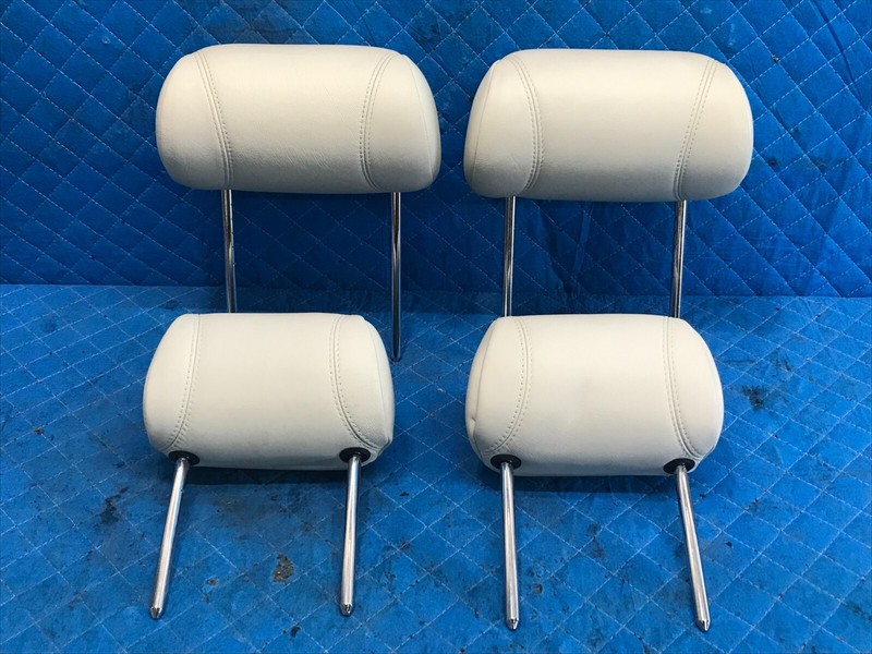 02-08 Jaguar X-Type X400 Front Rear Right Left Headrest Head Rest Set of 4 OEM
