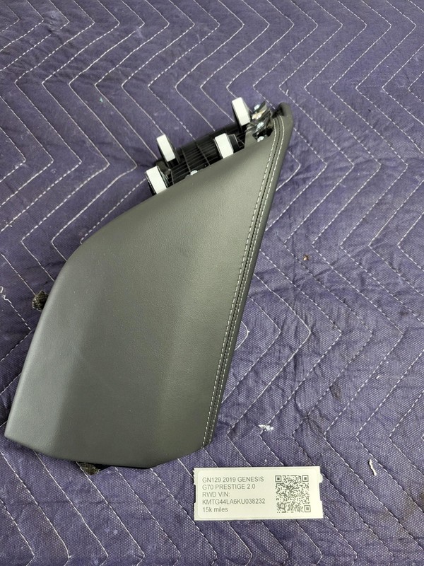Used Oem GENESIS Center Console Right Trim Cover A4808-204350 for 2019-2021 G70