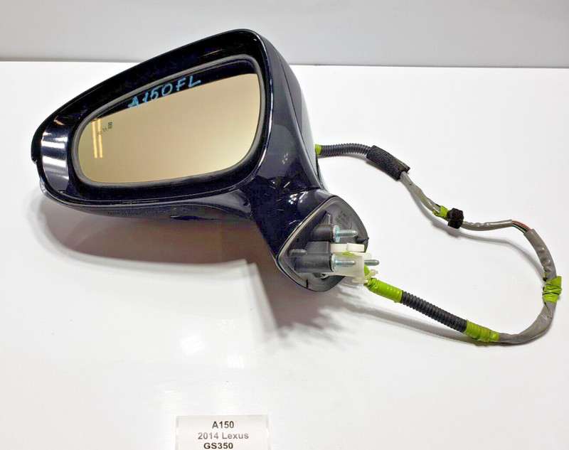 ✅ 13-20 OEM Lexus GS350 GS450h Front Left Driver Side Exterior Door Mirror Black