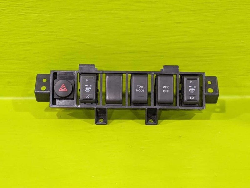 08 09 10 11 12 TITAN HAZARD HEATED SEAT TOW VDC SWITCH OEM 3827-18