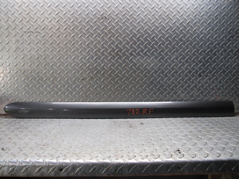 2010 NISSAN ARMADA RIGHT PASSENGER FRONT DOOR MOLDING TRIM SMOKE METALLIC K11