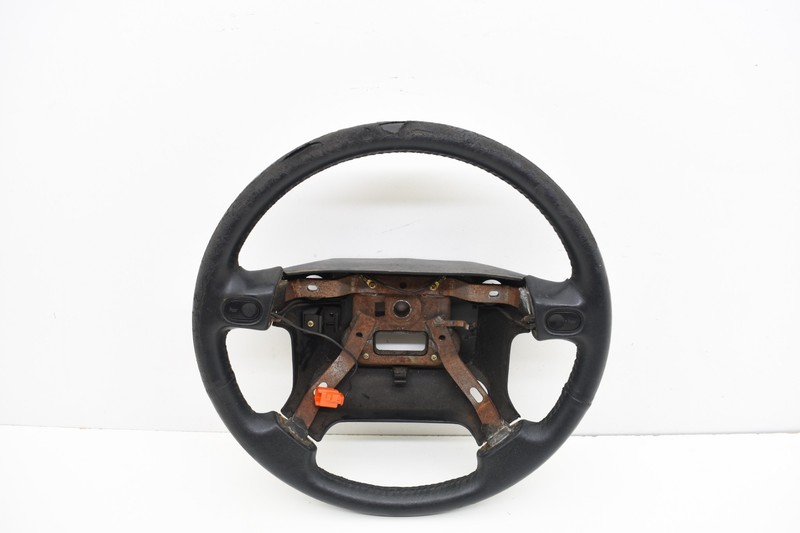 1990 Mazda Miata MX-5 Steering Wheel Black Leather OEM KW54