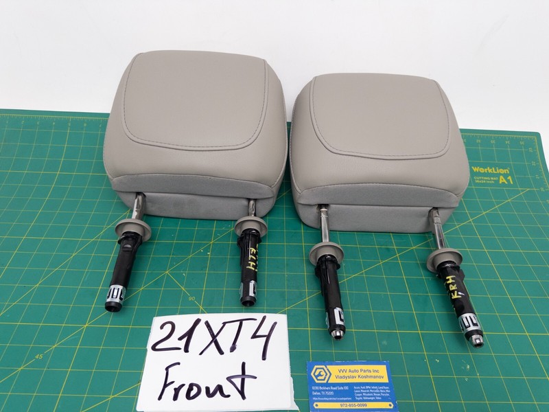 19-23 Cadillac XT4 - FRONT LEFT & RIGHT SIDE HEADREST HEAD REST PAIR SET OEM