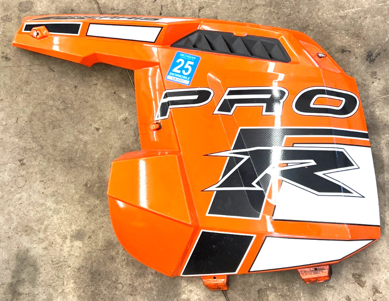 Polaris 5437492-589 Panel-Side lh Mat Nuc Sun Orng SwitchBack Rush Pro-RMK 800