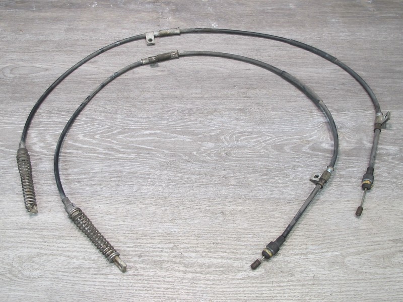 2004-2009 CADILLAC XLR LEFT & RIGHT SIDE EMERGENCY PARKING BRAKE CABLE SET