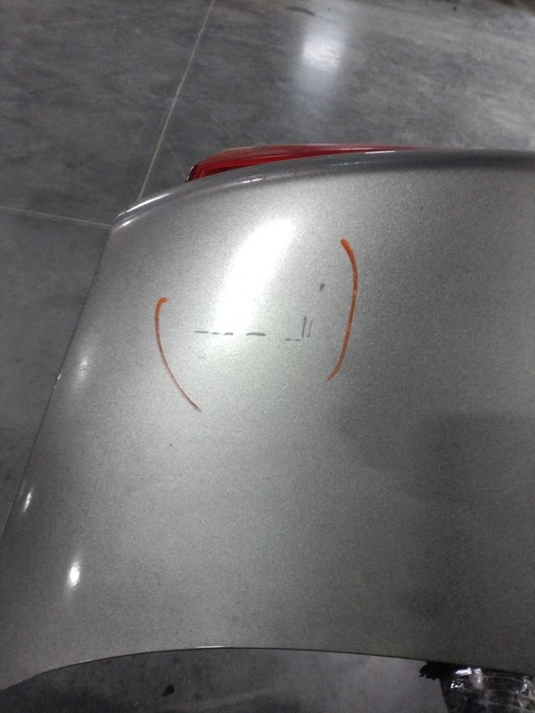 2015 KIA FORTE Deck Lid Grey OEM Used SCRATCH AND DENT 2DR CPE 22309