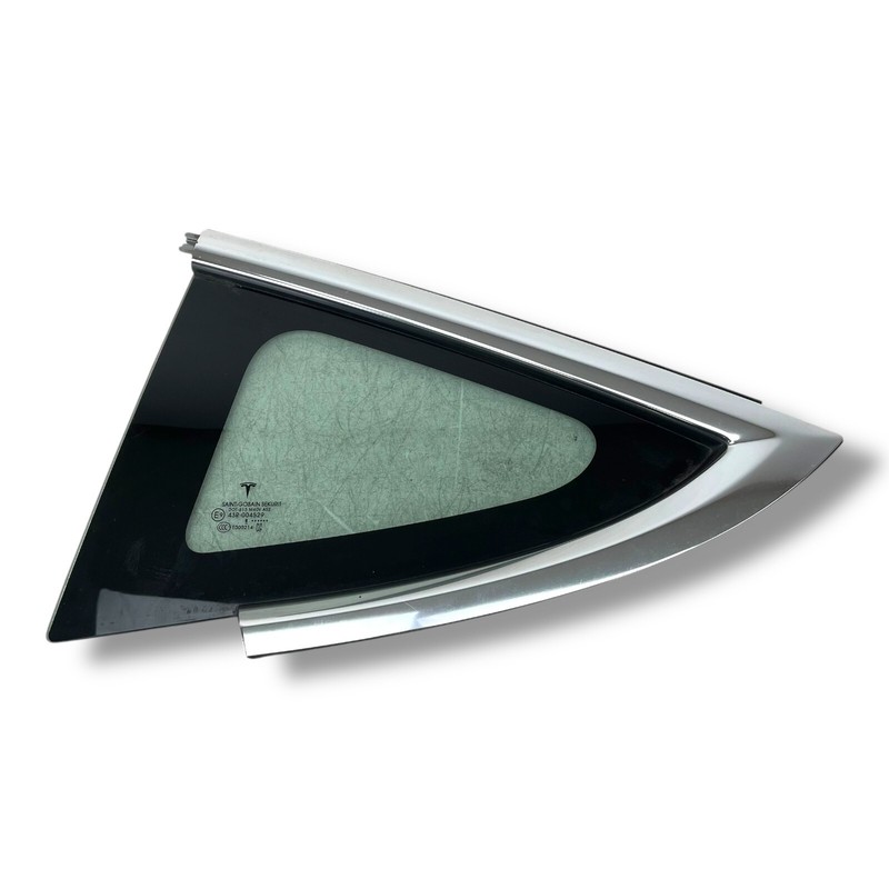2017-2023 Tesla Model 3 Rear left driver quarter window glass OEM 1080703-00