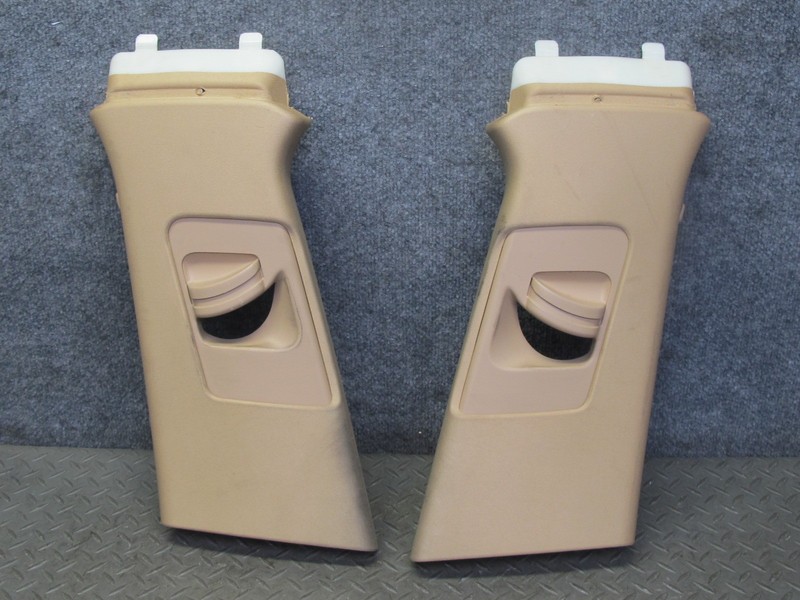 2015-2018 PORSCHE MACAN INTERIOR B PILLAR UPPER TRIM COVER PANEL SET OF 2