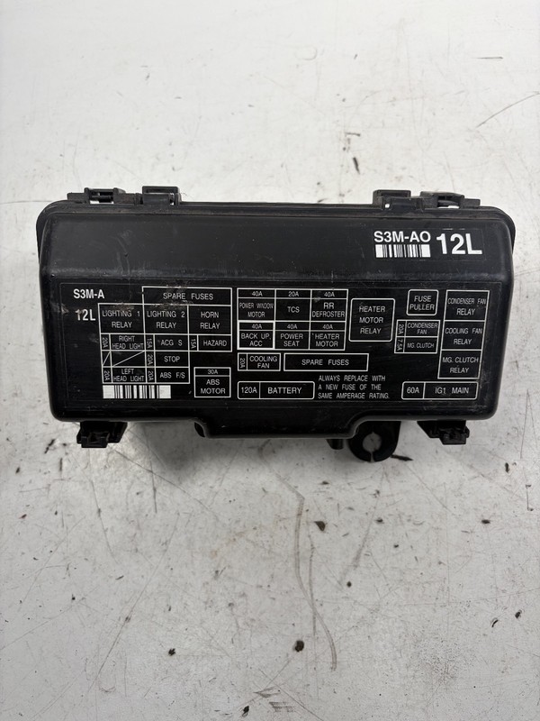 01-03 Acura CL 3.2 Engine Fuse Box Under Hood 38250-S3M-A02 OEM
