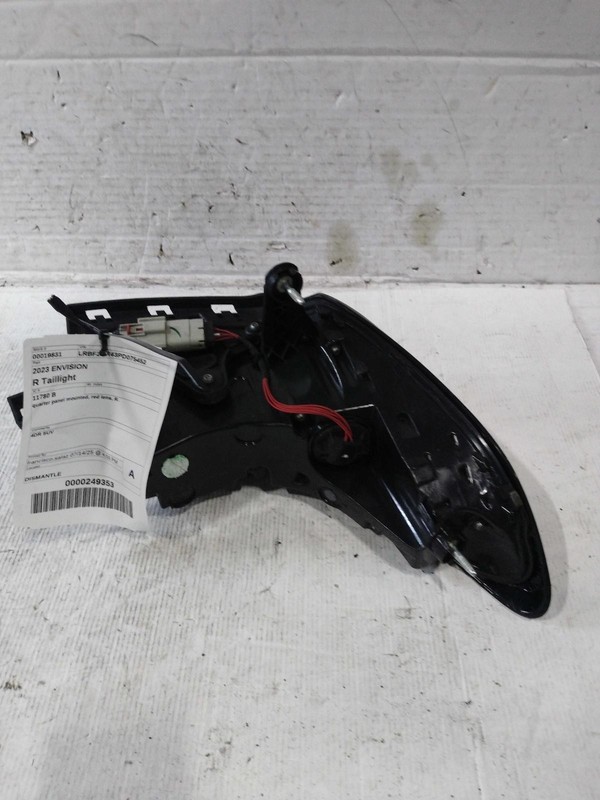 2023 Buick Envision Right Tail Light Assembly - Grey, Used, 22K Miles