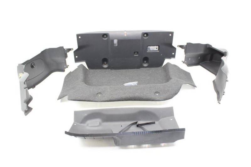 2009-2014 Mazda Mx-5 Miata NC Black Rear Trunk Trim Set