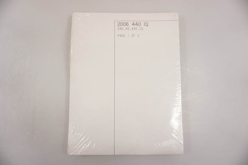 NEW 2006 Polaris Snowmobile Wiring Diagrams Packet All Models