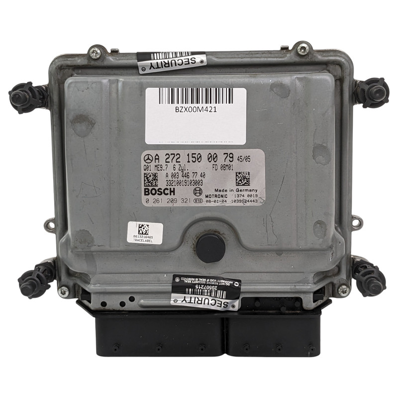 08-12 Mercedes W204 C300 E350 GLK350 M272 ECU ECM Engine Control Module Unit OEM