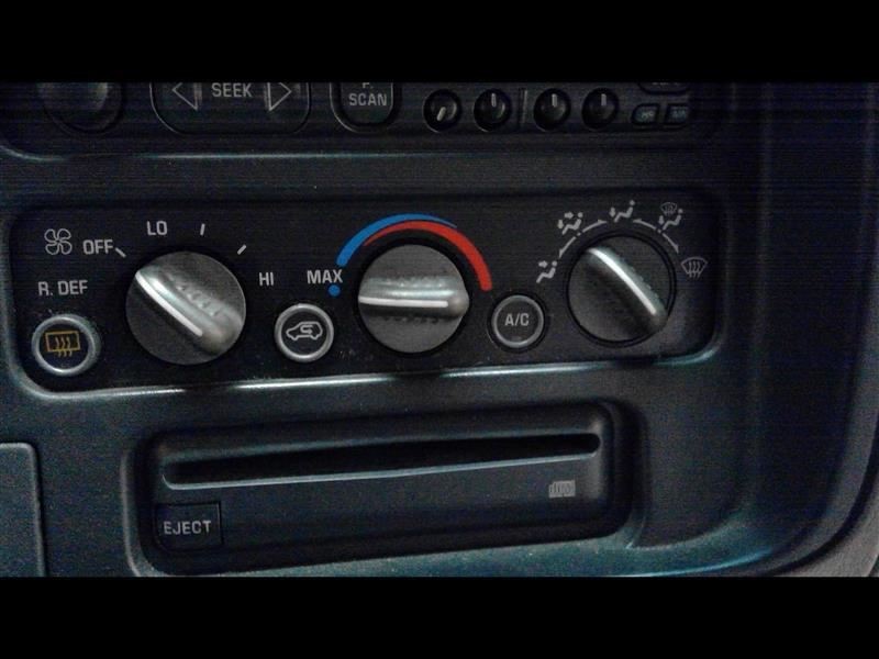 Temperature Control With AC Fits 96-00 CHEVROLET 2500 PICKUP 1161481