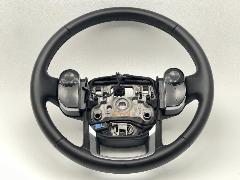 2020-2021 LAND ROVER DISCOVERY SPORT STEERING WHEEL BLACK LEATHER 14K 49025