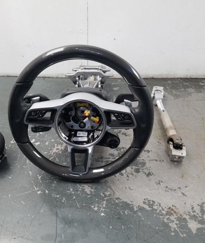 2022 Porsche Cayman GTS Carbon / Leather Steering Wheel / Column #8065 i6