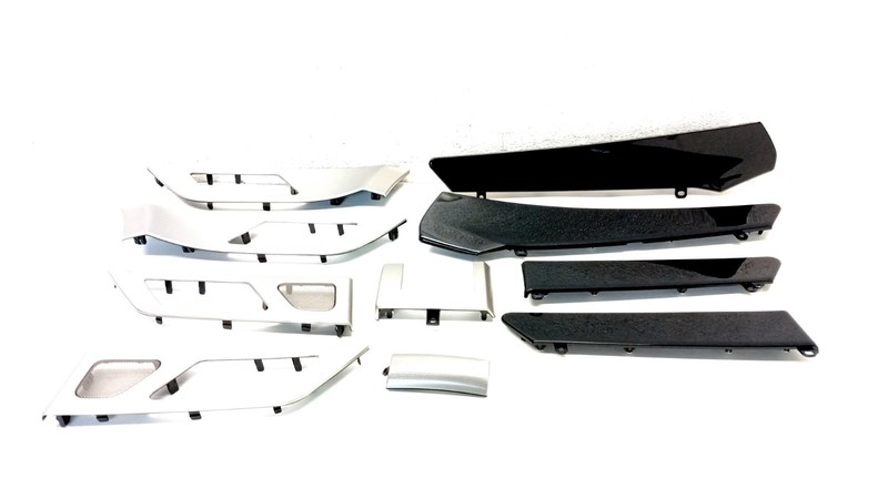 16-20 JAGUAR X260 XF DOOR PANEL CENTER CONSOLE TRIM BEZEL SET OEM 041725