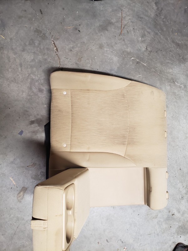 2011-2014 HYUNDAI SONATA GLS REAR RIGHT PASSENGER CENTER SEAT BACK CUSHION CLOTH