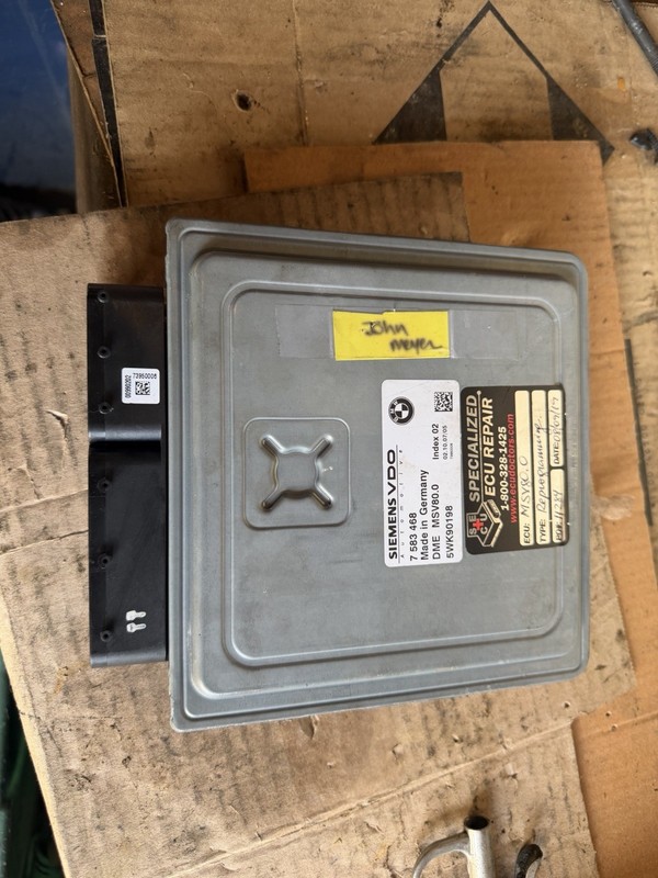 ENGINE COMPUTER BMW 528i 2008 7583468 PCM ECM ECU OEM
