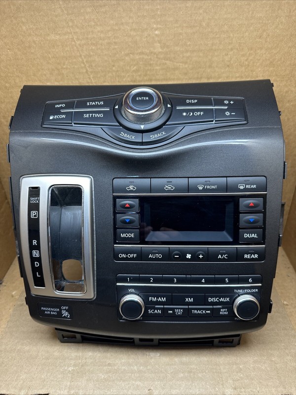 2011-2017 NISSAN QUEST RADIO STEREO AC HEATER CLIMATE CONTROL SHIFTER BEZEL OEM