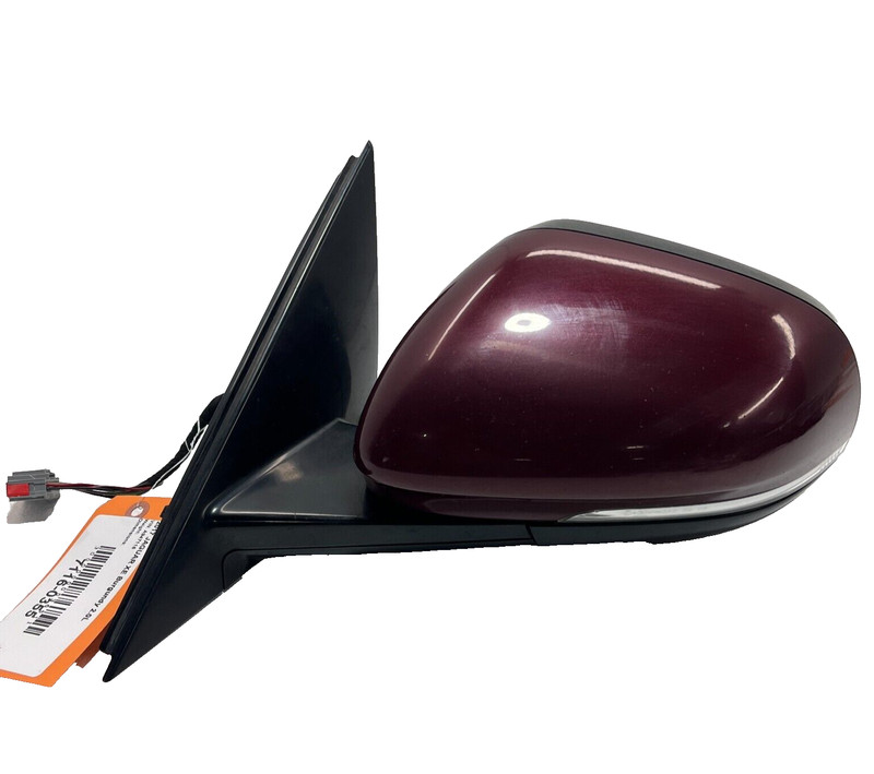 2017-2019 Jaguar Xe Front Driver Left Side Rear View Door Mirror Burgundy -CAX-