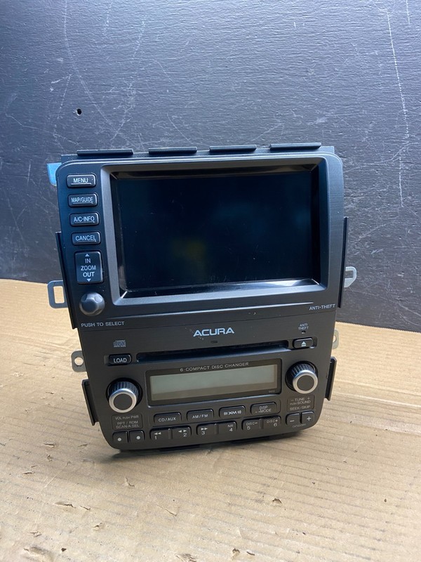 2005 to 2006 Acura Mdx Radio Stereo 6 CD Player Screen Display OEM AE2561 DG
