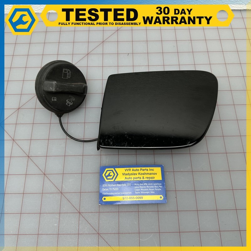 05-13 Chevy Corvette C6 FUEL FILLER DOOR LID GAS TANK COVER & CAP Black OEM