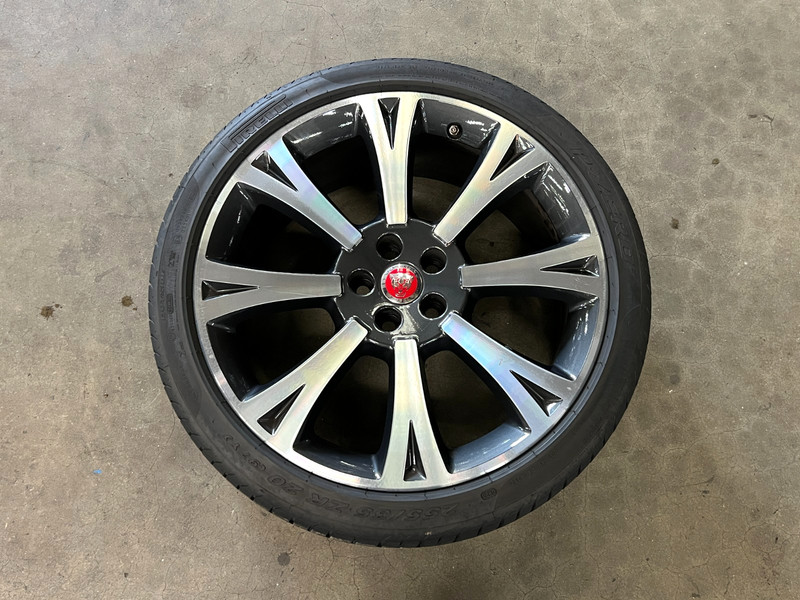 ⭐2007-2015 JAGUAR XK ORONA WHEEL RIM TIRE 8 SPOKE 255/35/20 9X20 OEM LOT2662