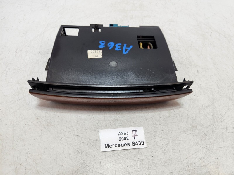 ✅ 2000-2002 OEM Mercedes W220 S430 Front Center Lower Dash Ashtray Wood