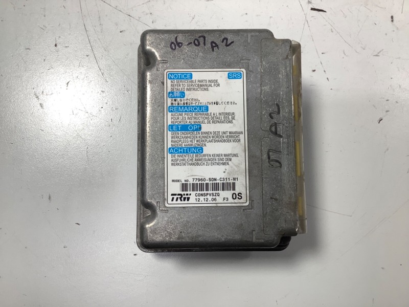 06-07 Honda Accord 2DR SRS Unit 77960-SDN-C311-M1 OEM