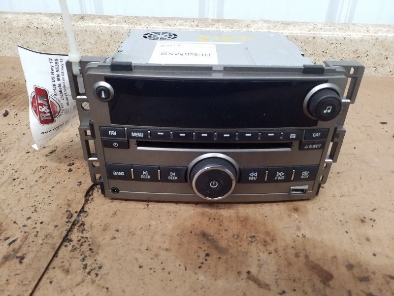 Audio Equipment Radio AM-FM-stereo-CD-MP3-USB Opt Uui Fits 09-12 MALIBU 206944