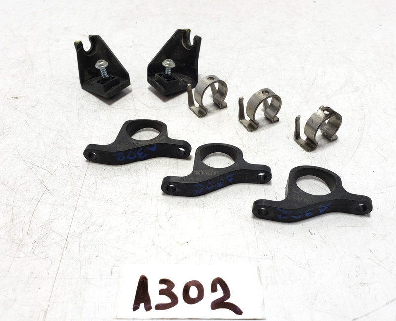 ✅ 12-20 OEM Tesla Model S Hood Lock Cable Condenser Bracket Support SET
