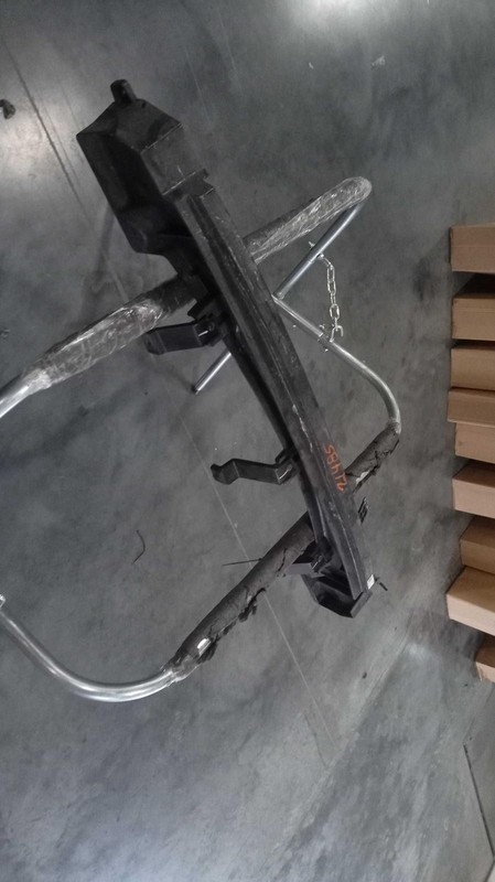 2017-2019 KIA Sportage Bumper Impact Bar Silver OEM Used 86631D9010