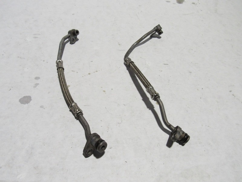 Mercedes S550 C217 2015 Left Right Oil Feed Line Pipe Hose Set 2 PCS 14-17 *