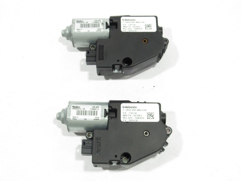 14-19 BMW X6 F16 2019 Sun Roof Sunroof Glass Window Motor Set 2 Pcs Pair |@1