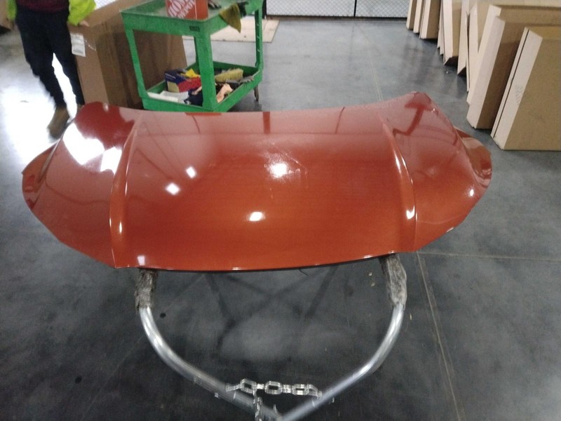 2019 Honda HR-V OEM Hood Panel Orange Good Condition No Rust 60100T7WA90ZZ