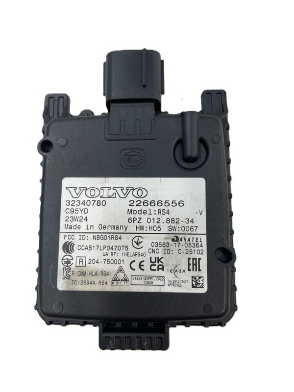 2024 Volvo S60 Plus EV Hybrid Blind Spot Radar Sensor Module 32340780 OEM