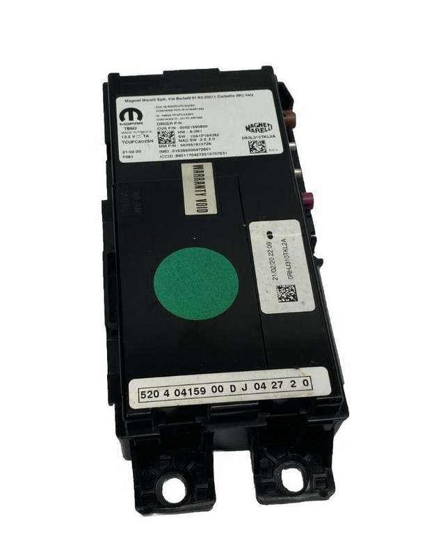 Alfa Romeo Giulia telematics unit 20 to 23 control module assy OEM 00521590650
