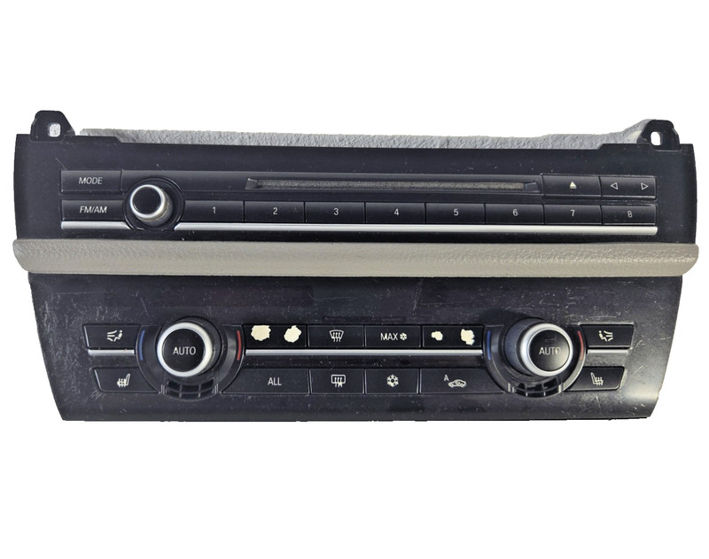 2010 2016 BMW 528i 535d 550i M5 AM FM Radio & A/C Control Panel OEM 61319328425