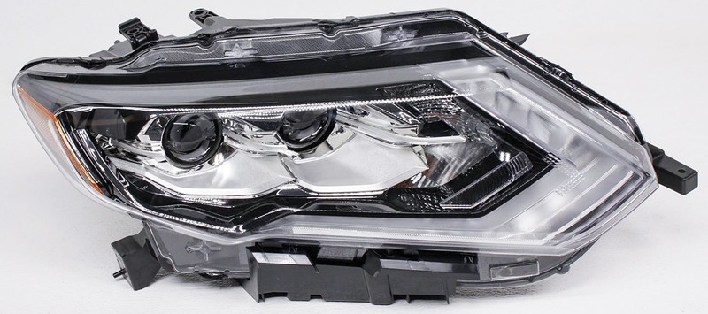 OEM Nissan Rogue Right Passenger Side LED Headlamp Tab Missing 26010-6FL7A