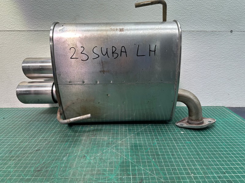22-24 Subaru WRX LEFT DRIVER SIDE EXHAUST MUFFLER W/ TIPS OEM
