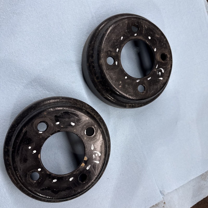 Vintage Yamaha G1 Golf Cart 2 stroke golf Cart Rear Brake Drums