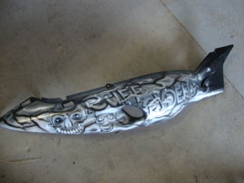 2004 Yamaha YZF 600 YZF600 R 600R Right Rear Tail Cowling Fairing Cowl Panel 04